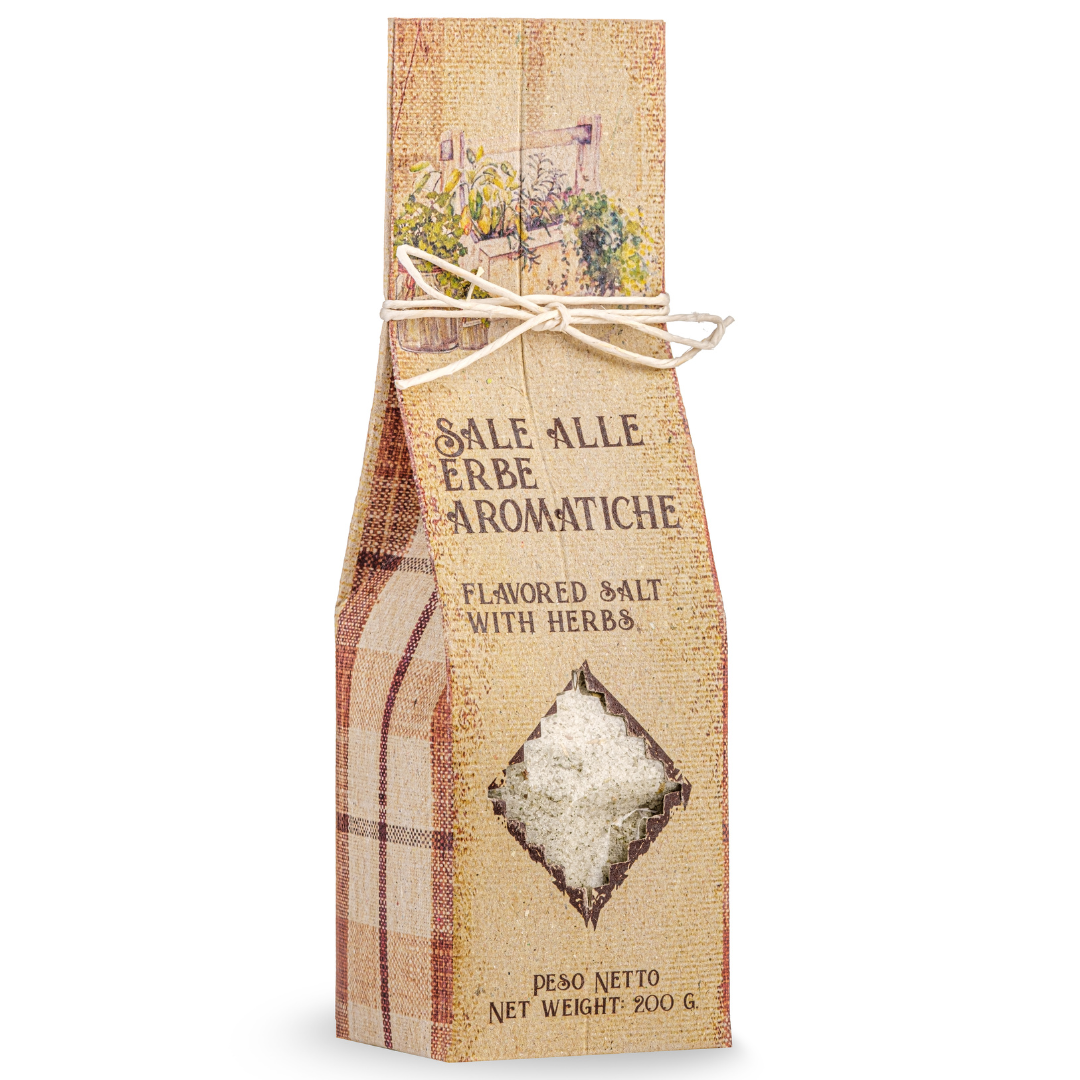 Artigiani dei Sapori, Sicilian Sea Salt with Aromatic Herbs, 7oz (198g)