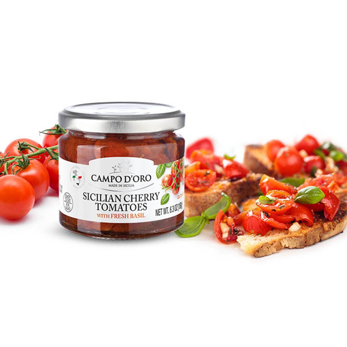 Campo D'Oro, Sundried Cherry Tomatoes in Oil, 6.35
